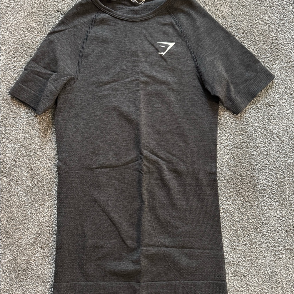 Gymshark Gray Short Sleeve Athletic Shirt
